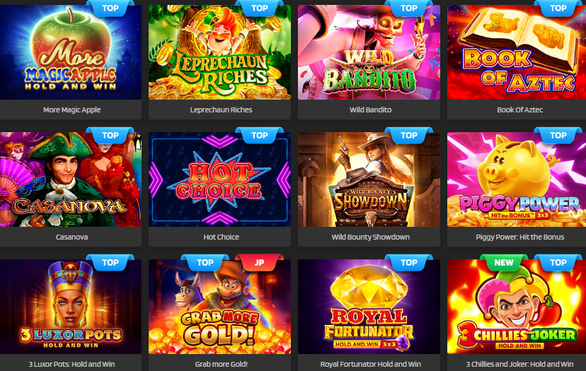 Richy Farmer Casino popular slots